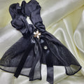 Bow Tail Hair Scrunchies For Women