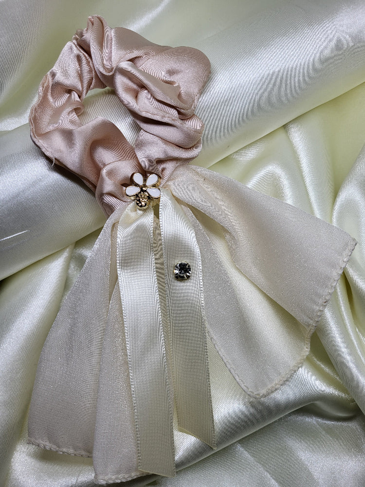 Bow Tail Hair Scrunchies For Women