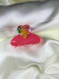 Premium Heart Shape Claw Clips for Women and Girls