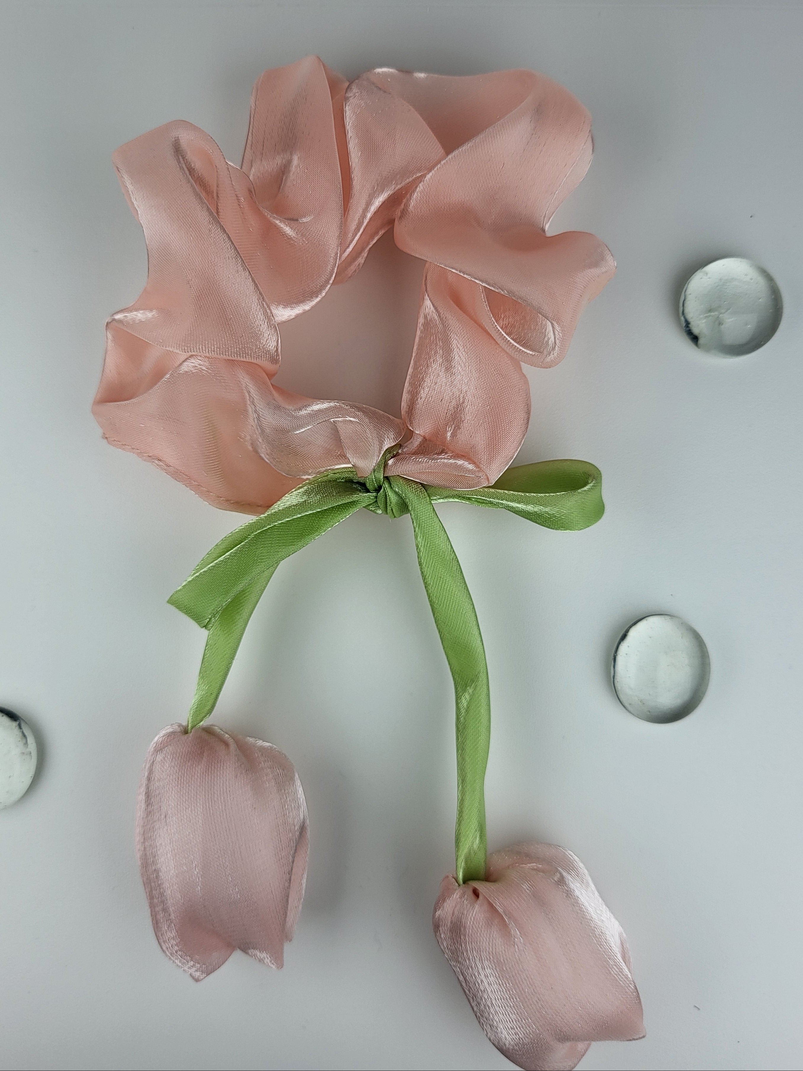 Organza Tulip Design Hair tie