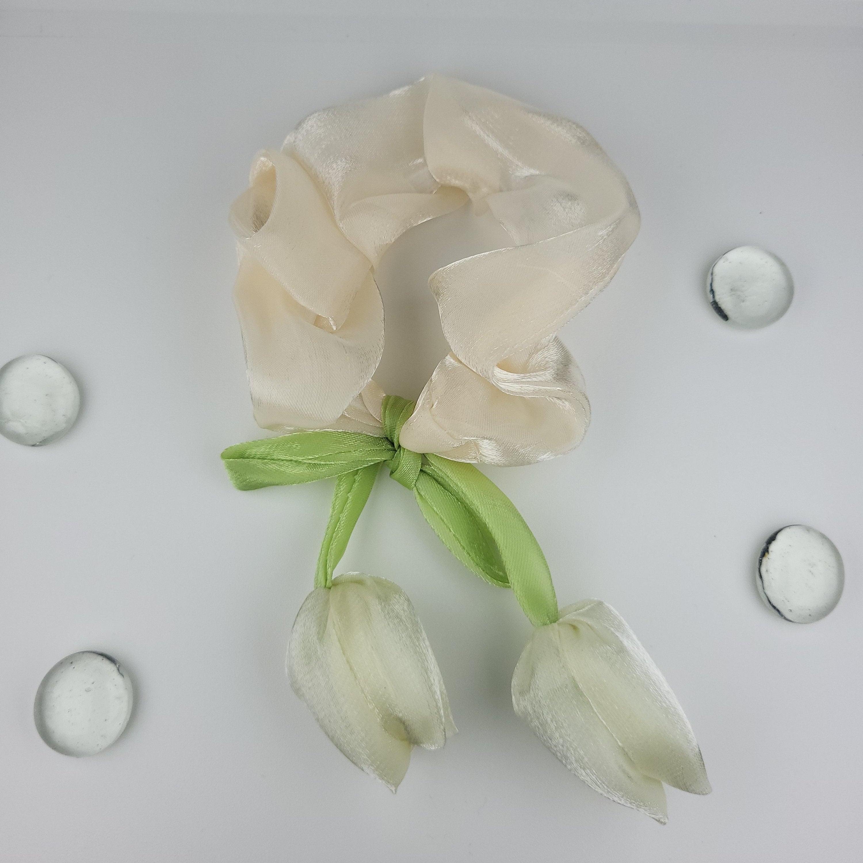 Organza Tulip Design Hair tie