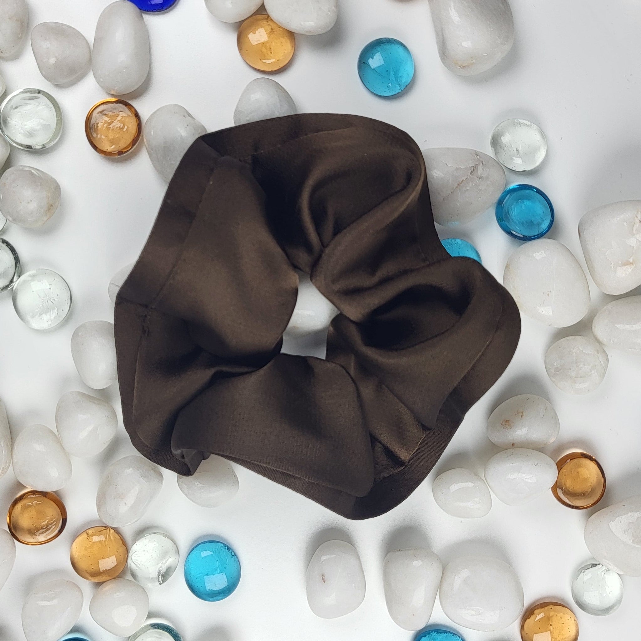 STYARAA Premium Satin Scrunchies for Women - Big Size