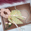 STYARAA Floral Ribbon Scrunchies with Long Tails