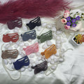Butterfly Shape Hair Claw Clips Non Slip Grip Duckbill Barrettes Flat Clutches Multicolour