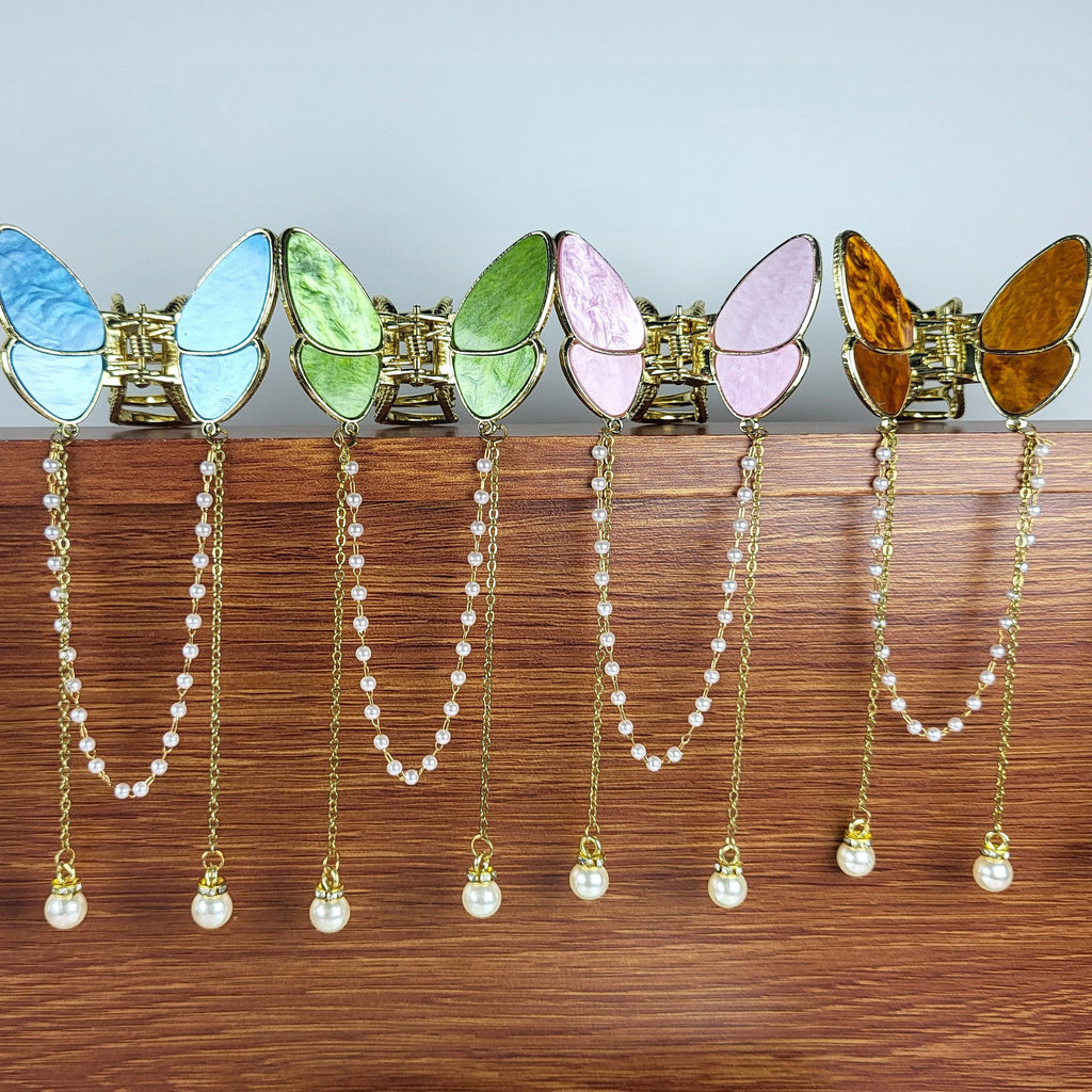 Styaraa Premium party wear Butterfly Hair claw clips