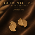 Auric Halo Geometric Earrings