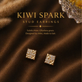 STYARAA Kiwi spark Stud earrings
