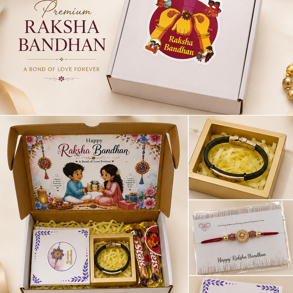 Men's Rakhi Combo silver