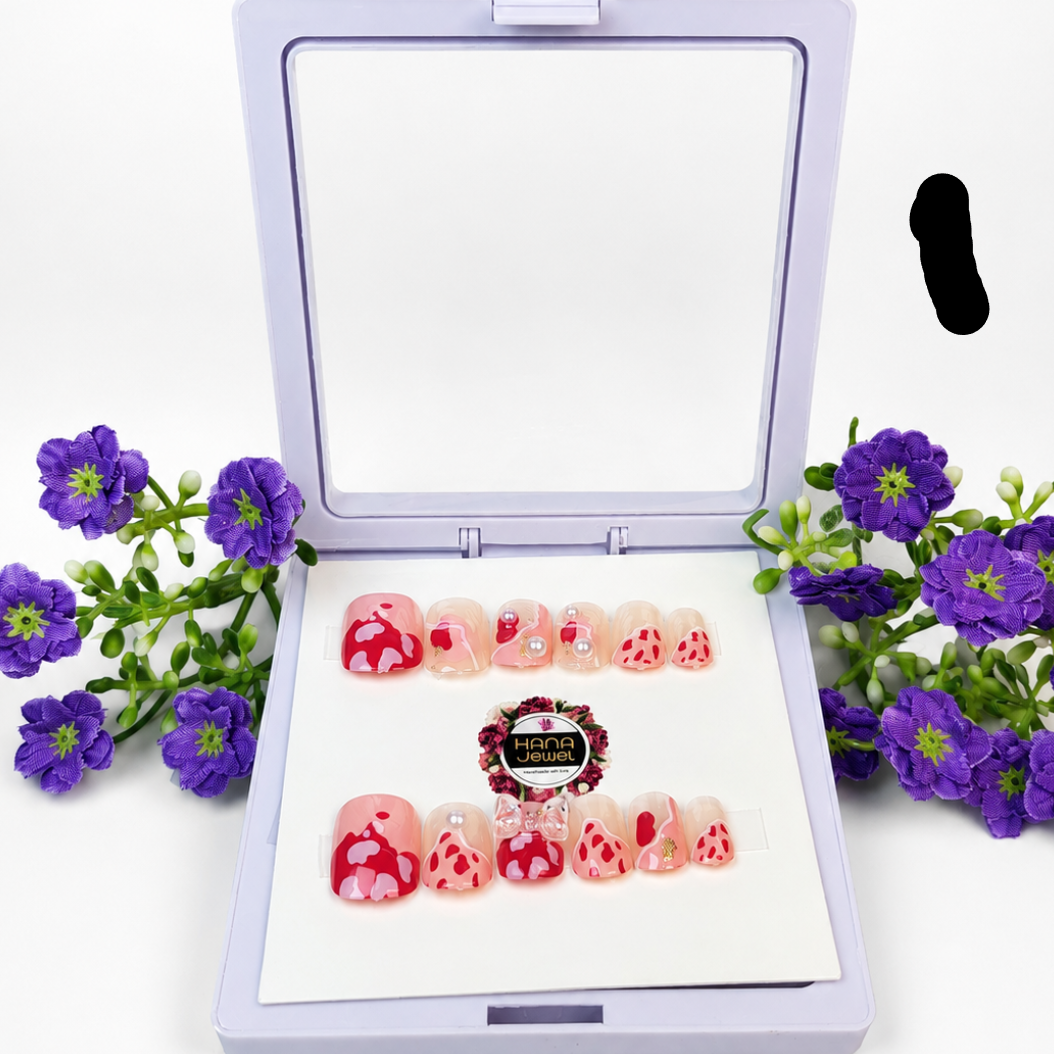 Elegant Press-On Artificial Nails Set adults