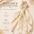 Luxury Pearl Tail Scrunchie