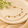 Golden Heart Chain Bracelet