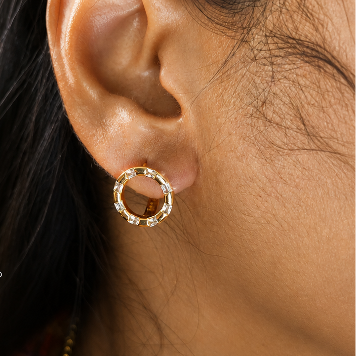 Golden Circle Studs