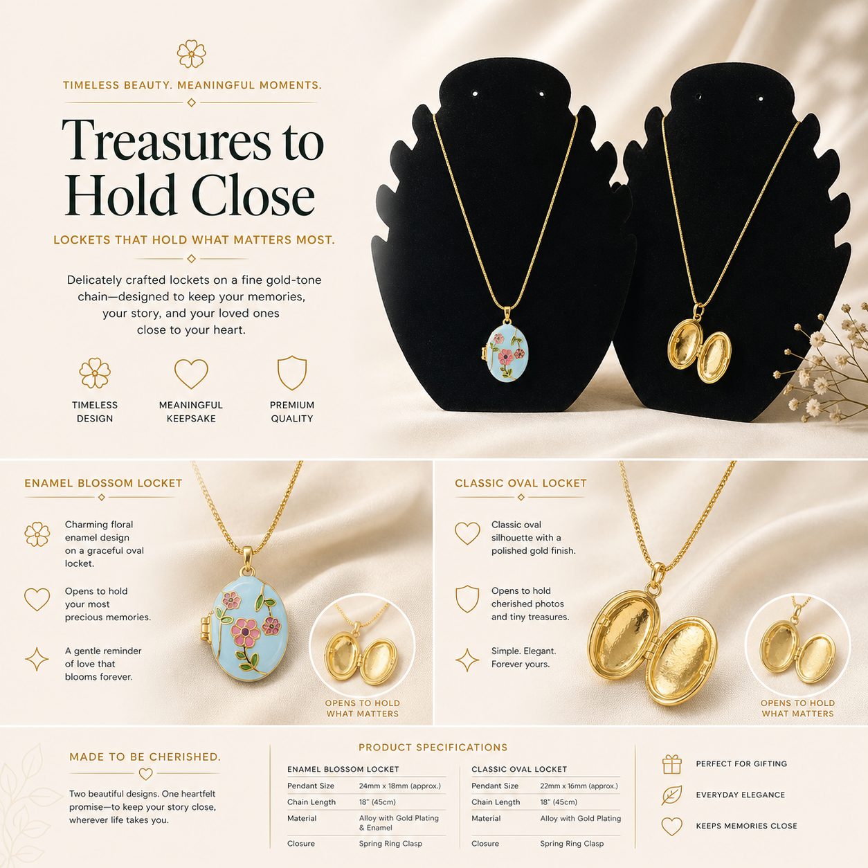 Timeless Locket Collection