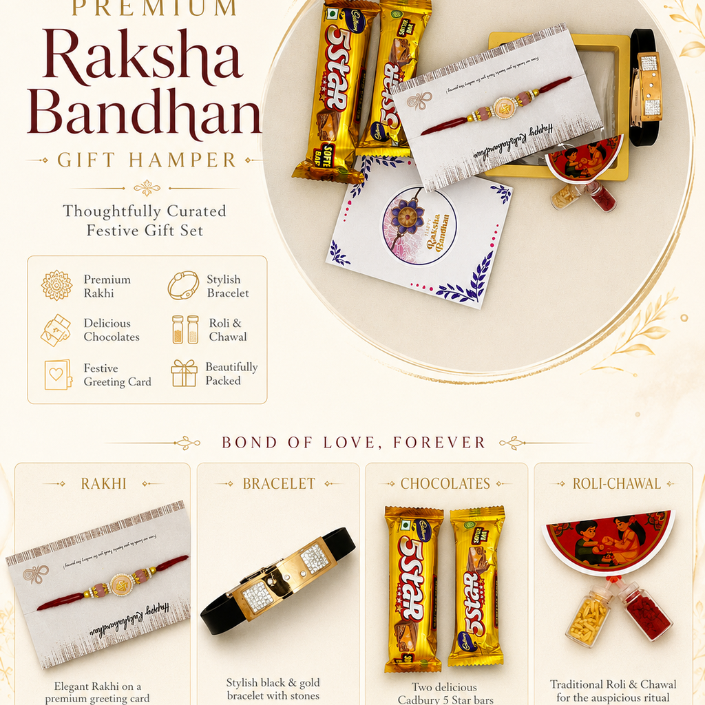 Men's Rakhi Combo silver