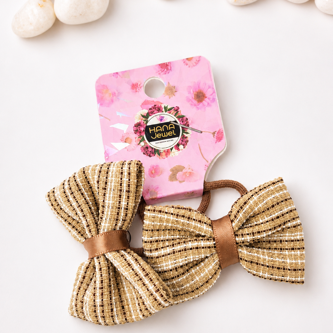 puffy bow style rubberbands
