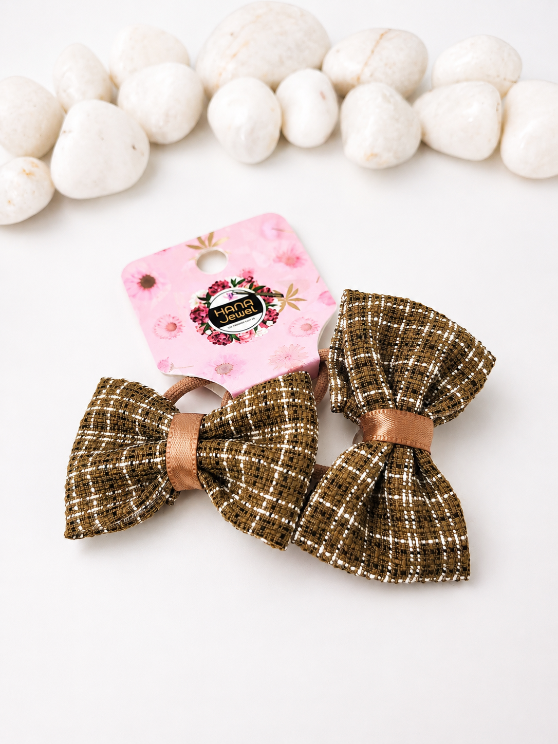 puffy bow style rubberbands