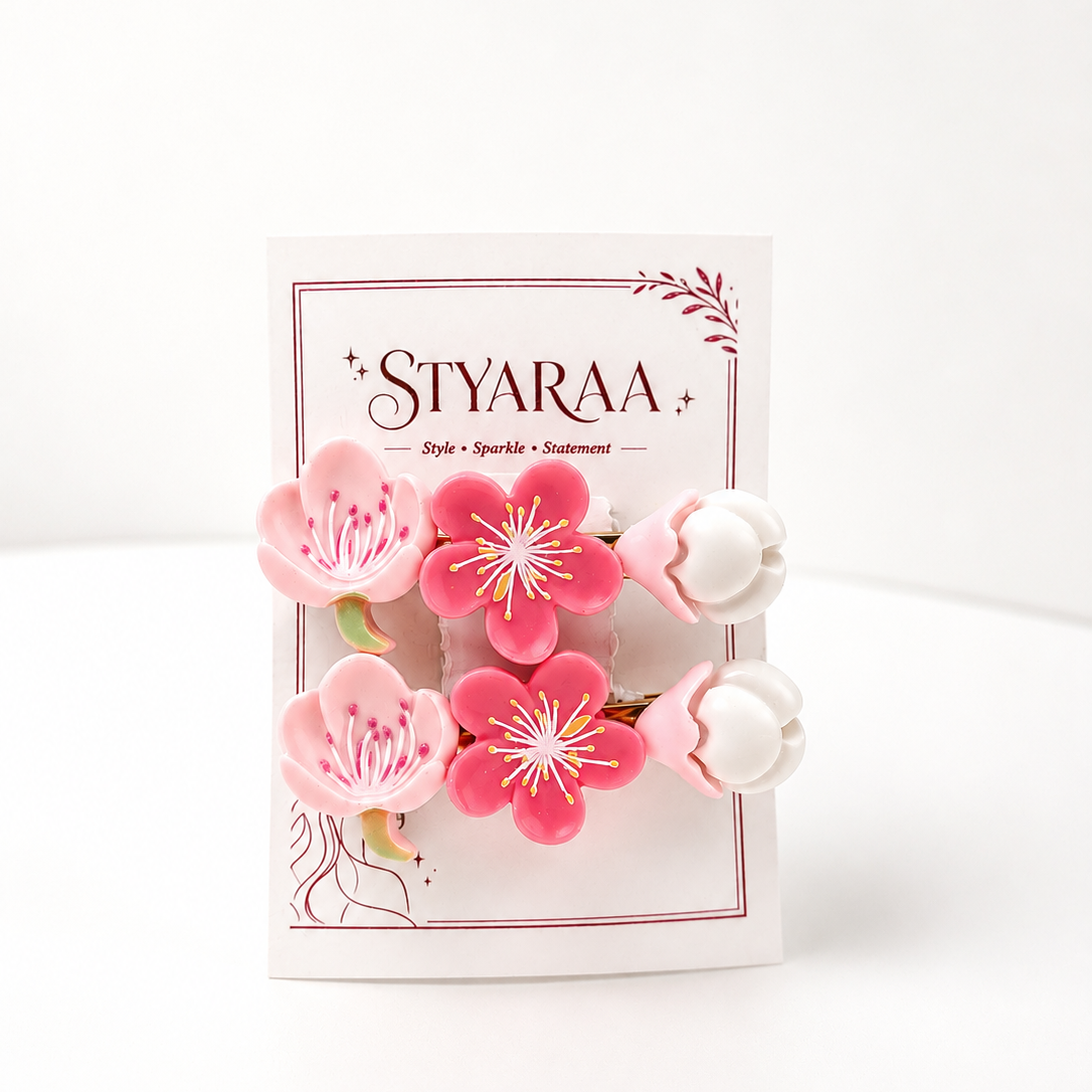 Blossom Bloom Hair Clip Set 🌸5
