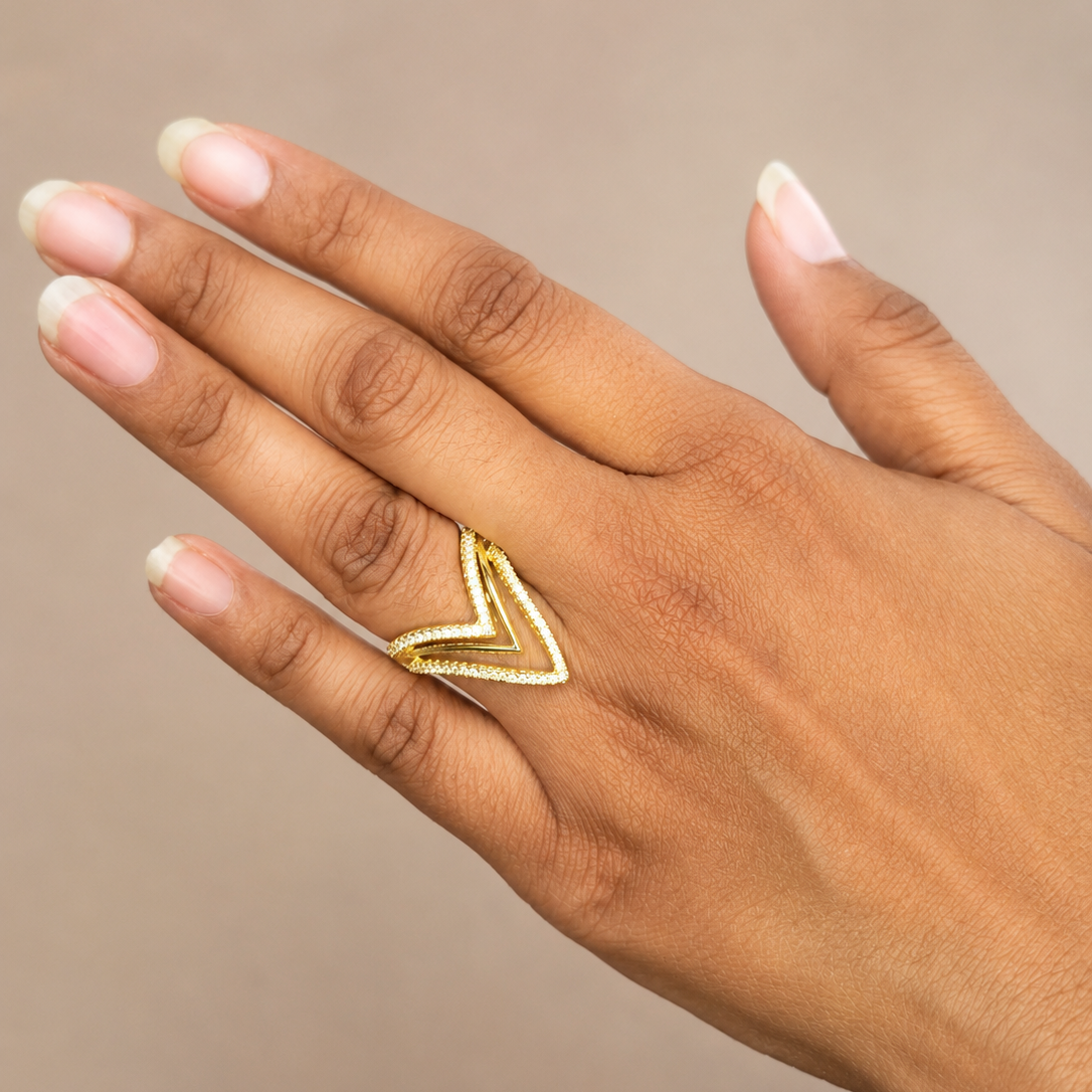 v shape ring 1 adjustable (Copy)