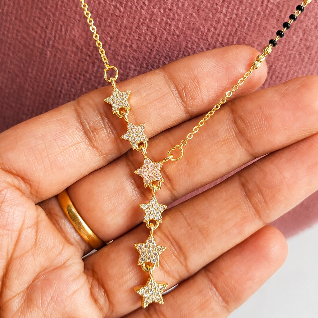 Star Drop Mangalsutra Chain