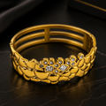 Royal Sparkle Anti-Tarnish Statement Kada - Size 2.6