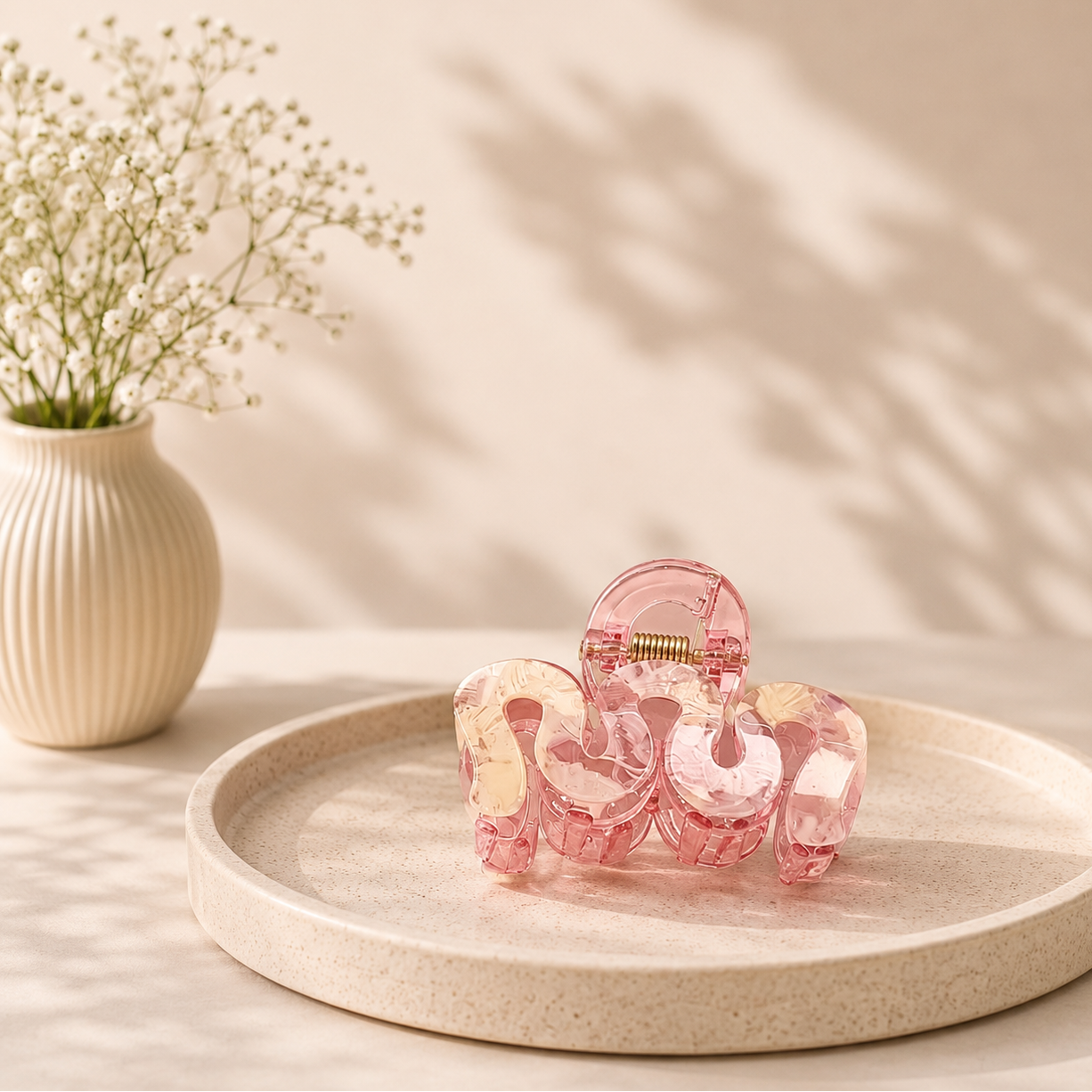 Candy Swirl Mini Claw Clip