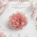 korean beautiful flower clip