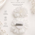 korean beautiful flower clip