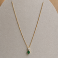 green drop dainty chain