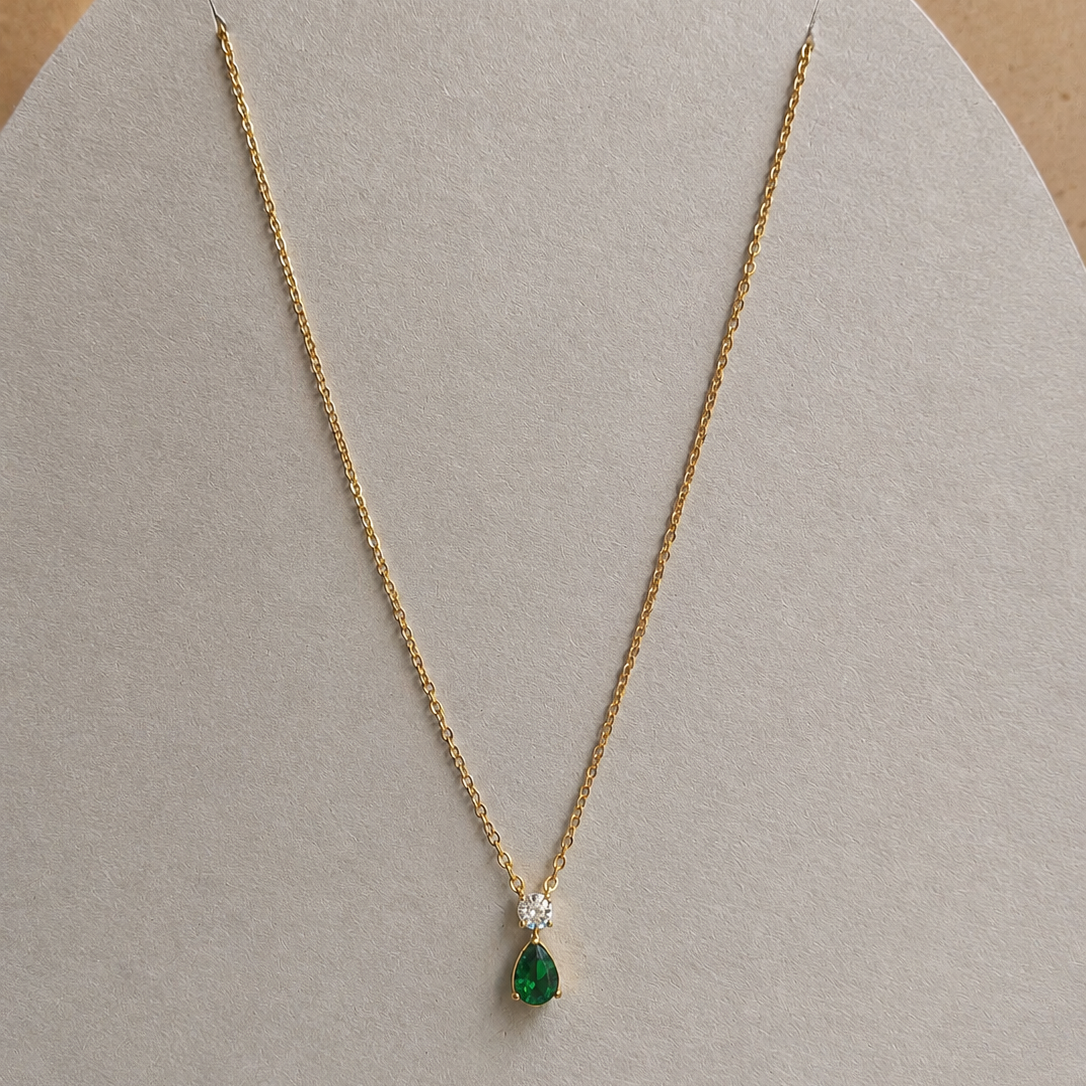 green drop dainty chain