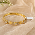 Celestial Star Crystal Bangle- Size 2.6 inch