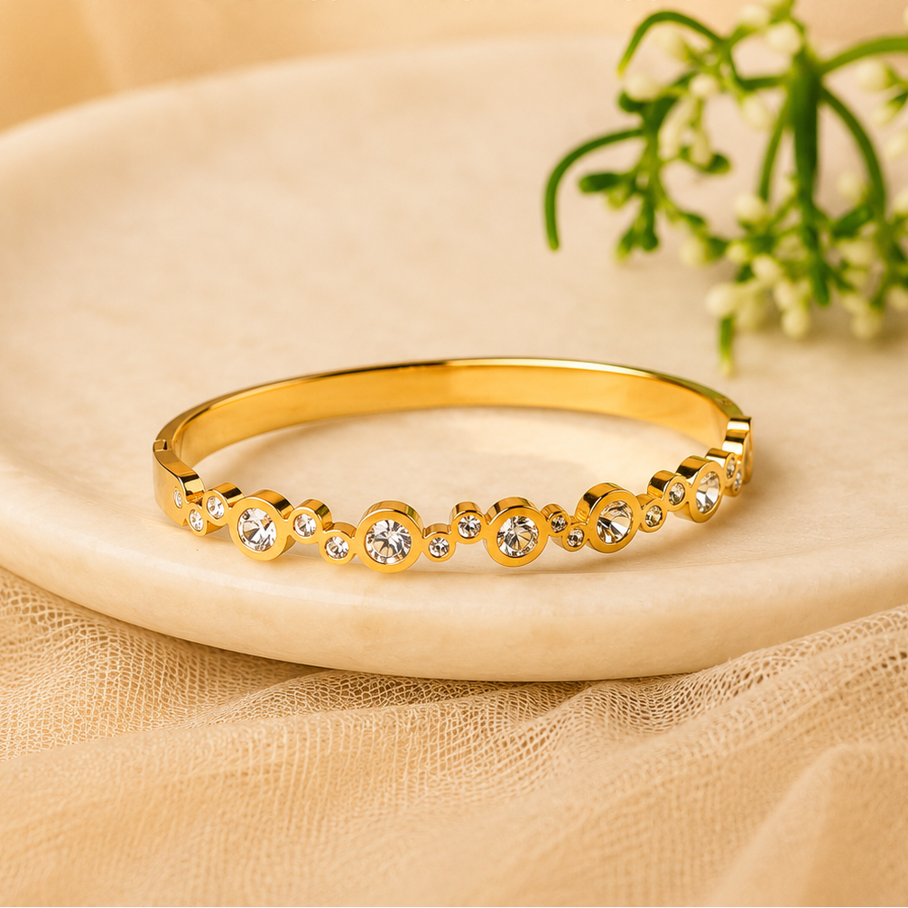 Golden Sparkle Kada - Size 2.6