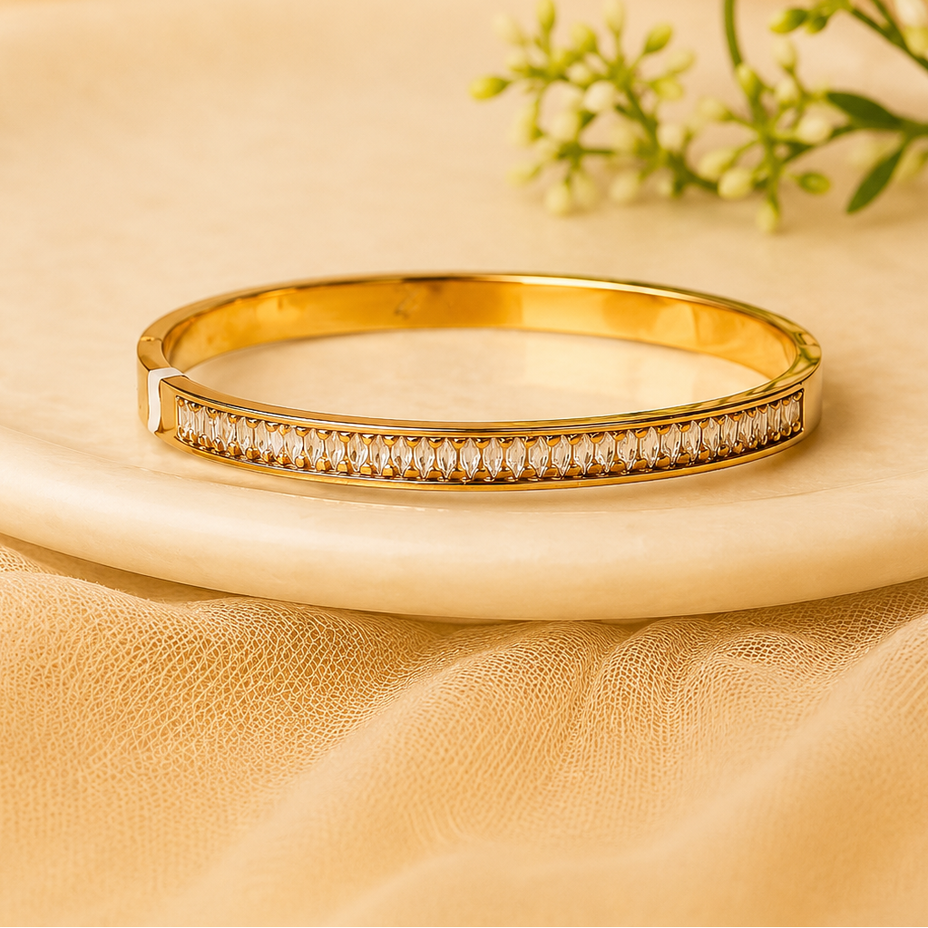 Radiance Crystal Bangle - Size 2.6