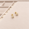 ball back earrings 1
