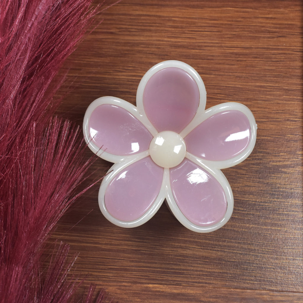 Korean Flower Hair Claw Clip For Women And Girls