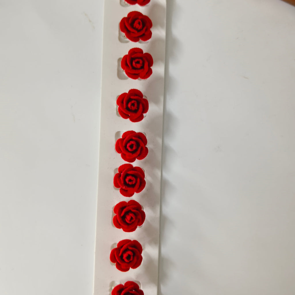 premium velvet rose clips